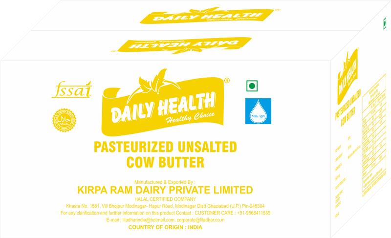 Pasteurized Unsalted Cow Butter